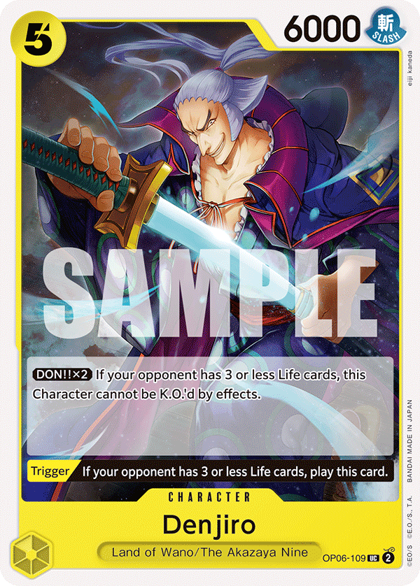 Denjiro OP06-109 One Piece Card Game