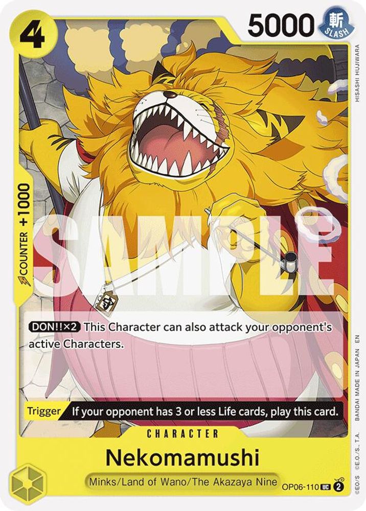 Nekomamushi [Reprint] OP06-110 One Piece Card Game