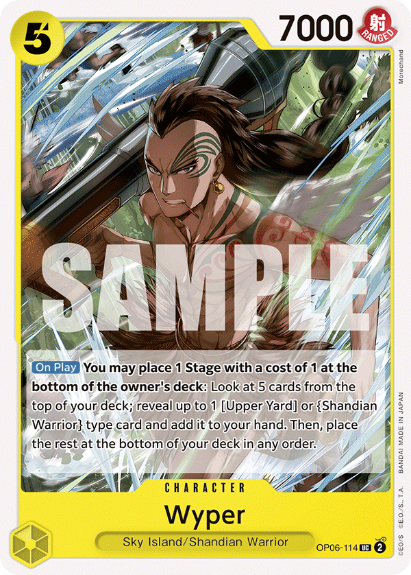 Wyper OP06-114 One Piece Card Game