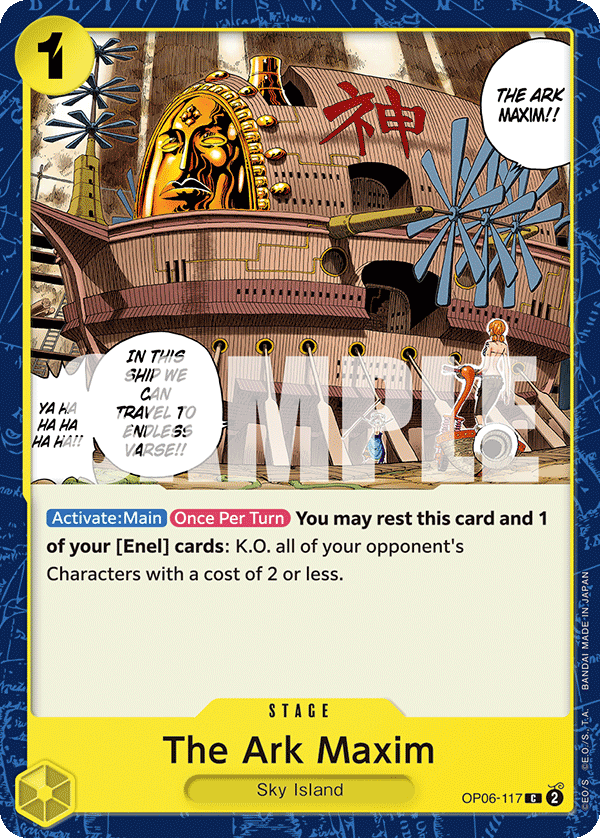 The Ark Maxim OP06-117 One Piece Card Game