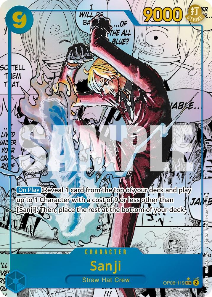 Sanji [Manga] OP06-119 One Piece Card Game