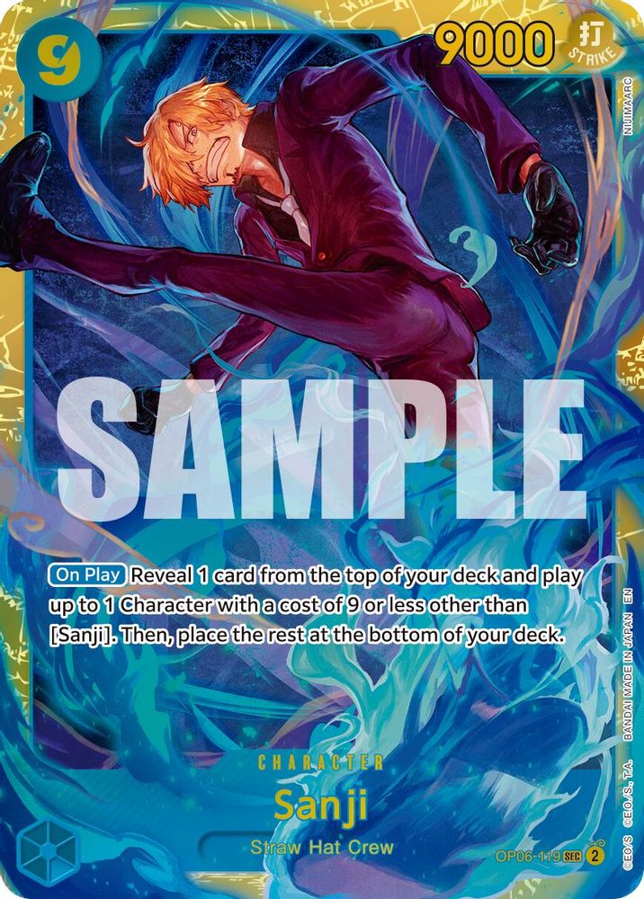 Sanji [PRB-02] OP06-119 One Piece Card Game