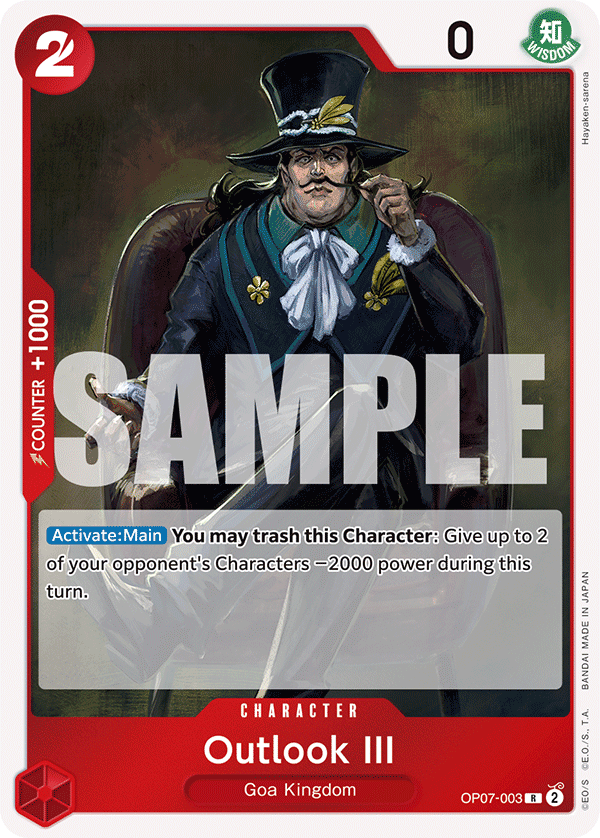 Outlook III OP07-003 One Piece Card Game