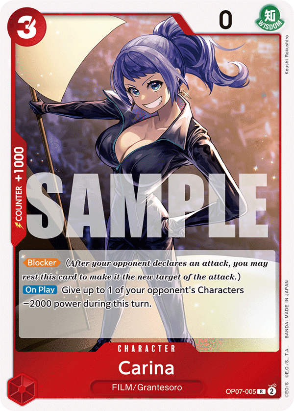 Carina OP07-005 One Piece Card Game