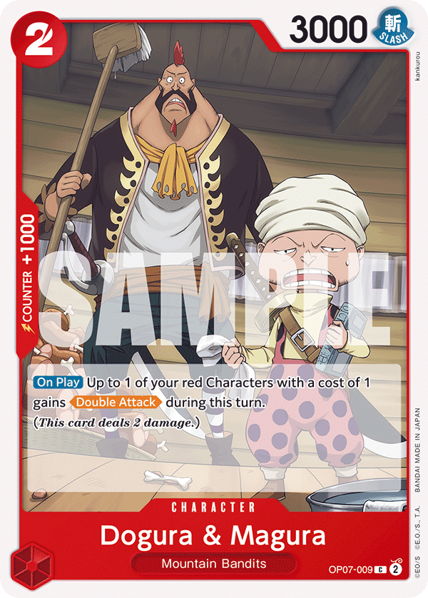 Dogura &amp; Magura OP07-009 One Piece Card Game