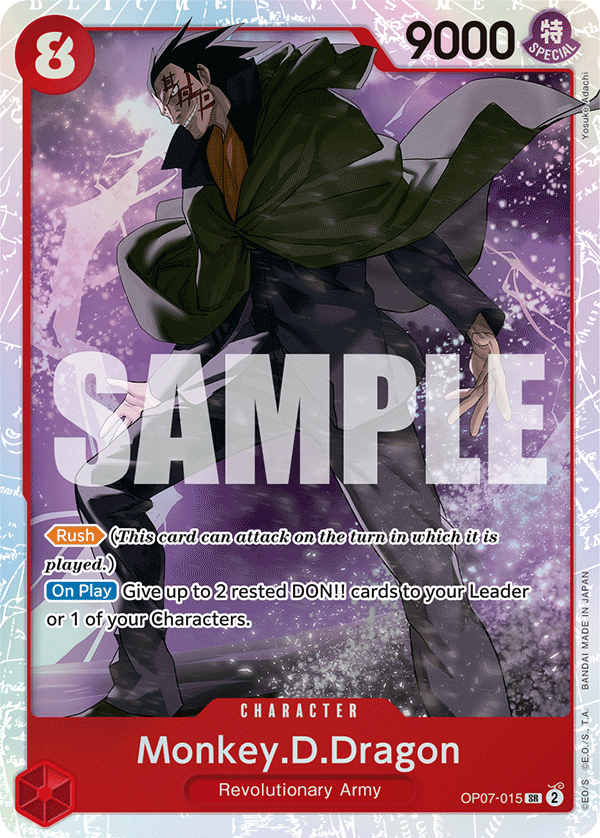 Monkey.D.Dragon [Promotion Pack EX] JP OP07-015 One Piece Card Game