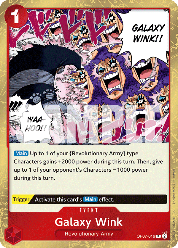 Galaxy Wink OP07-016 One Piece Card Game