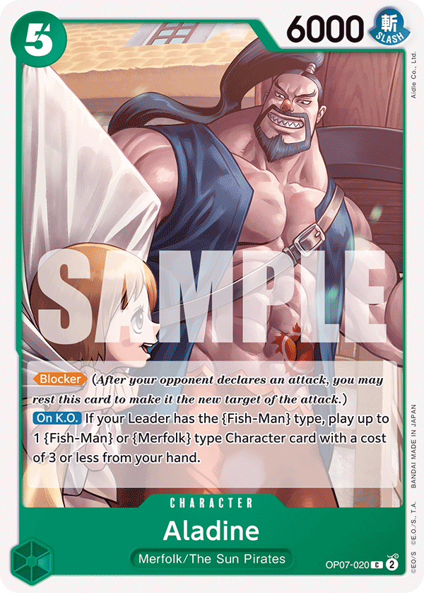 Aladine OP07-020 One Piece Card Game