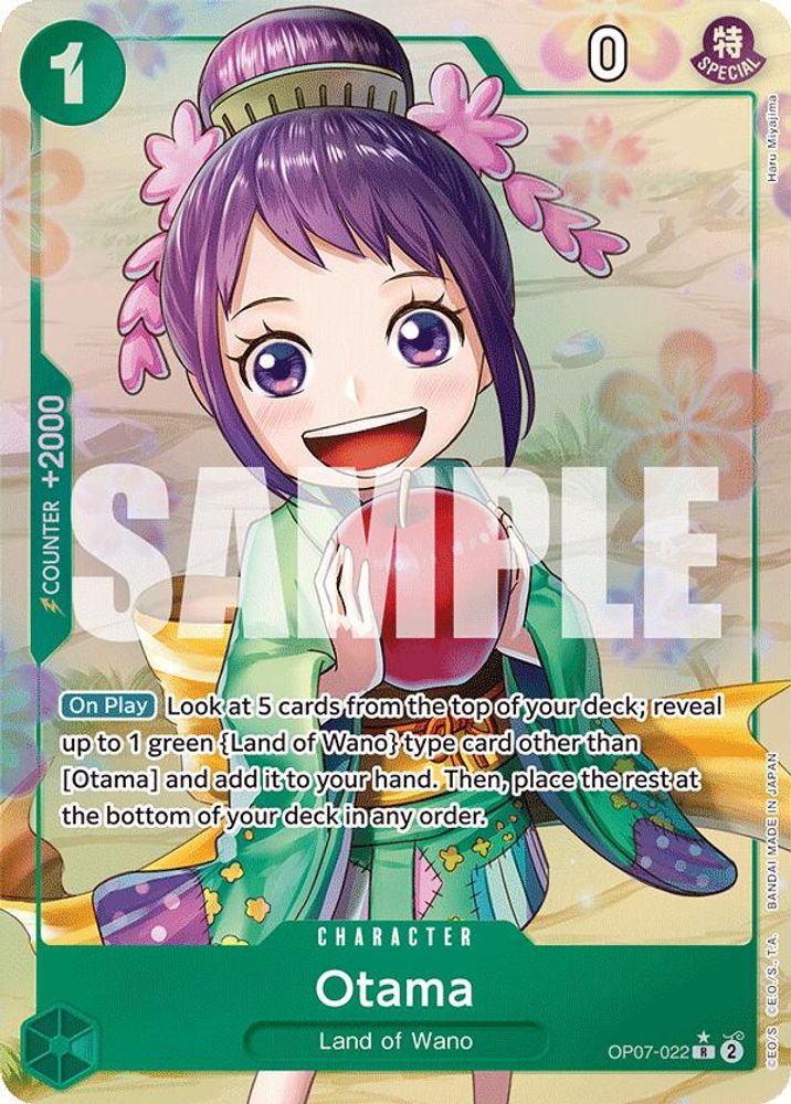 Otama [Alternate Art] OP07-022 One Piece Card Game
