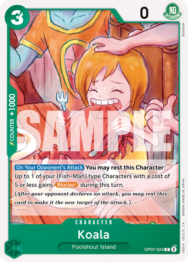 Koala OP07-024 One Piece Card Game