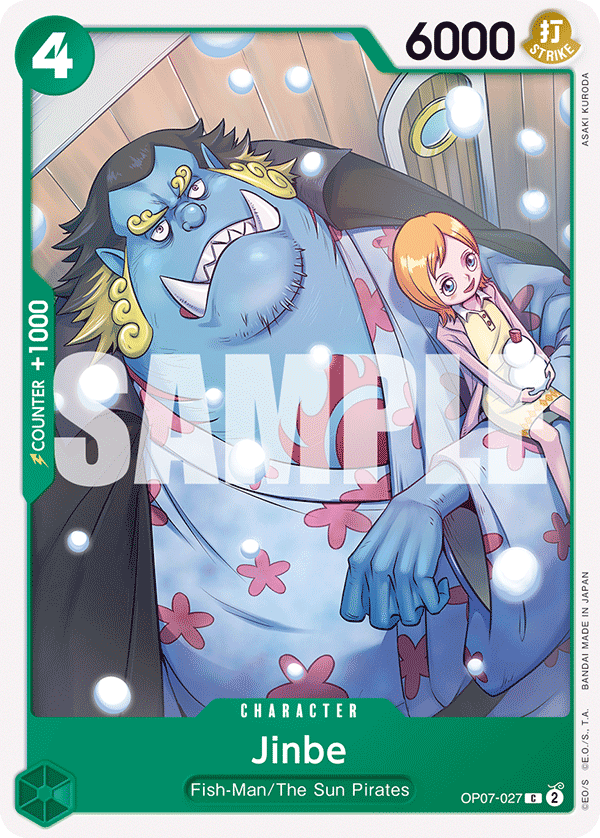 Jinbe OP07-027 One Piece Card Game