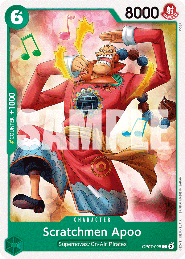 Scratchmen Apoo OP07-028 One Piece Card Game