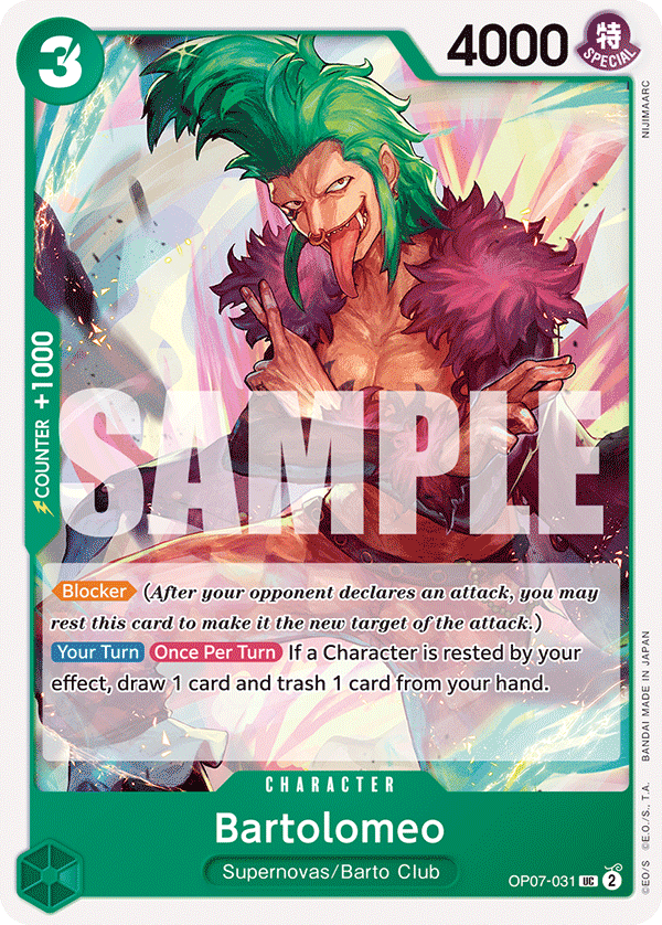 Bartolomeo [PRB-02] OP07-031 One Piece Card Game