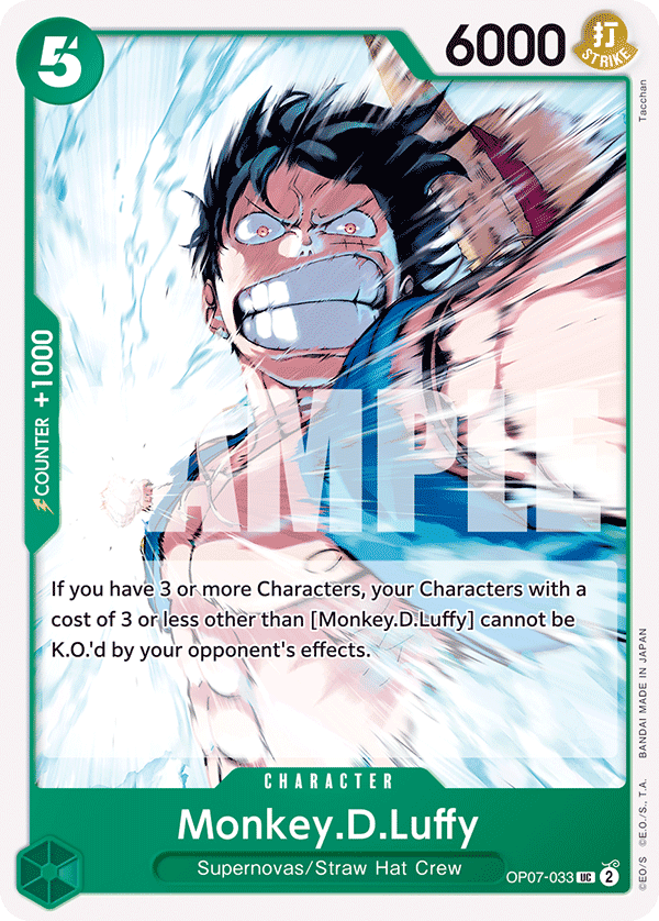 Monkey.D.Luffy OP07-033 One Piece Card Game