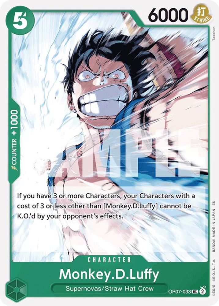 Monkey.D.Luffy [Reprint] OP07-033 One Piece Card Game