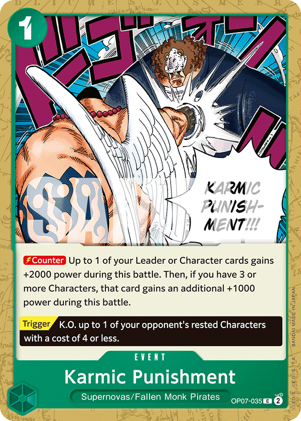 Karmic Punishment OP07-035 One Piece Card Game