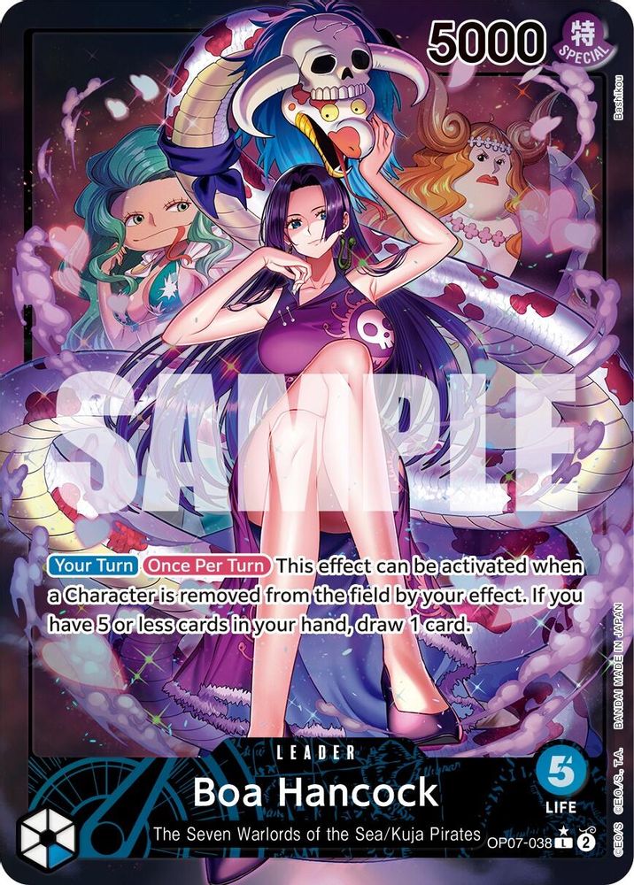 Boa Hancock [Alternate Art] OP07-038 One Piece Card Game