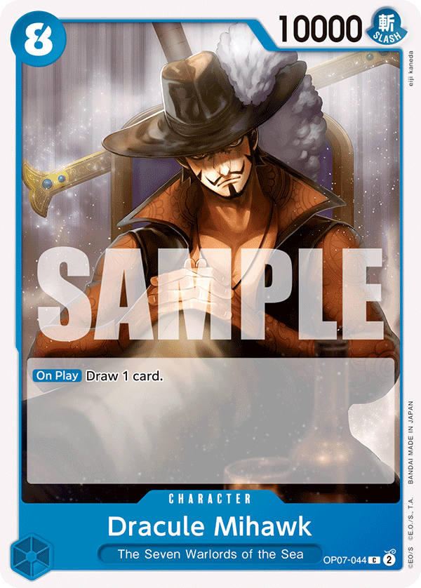 Dracule Mihawk OP07-044 One Piece Card Game