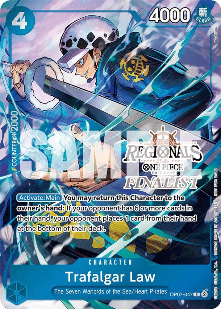 Trafalgar Law [Offline Finalist] OP07-047 One Piece Card Game