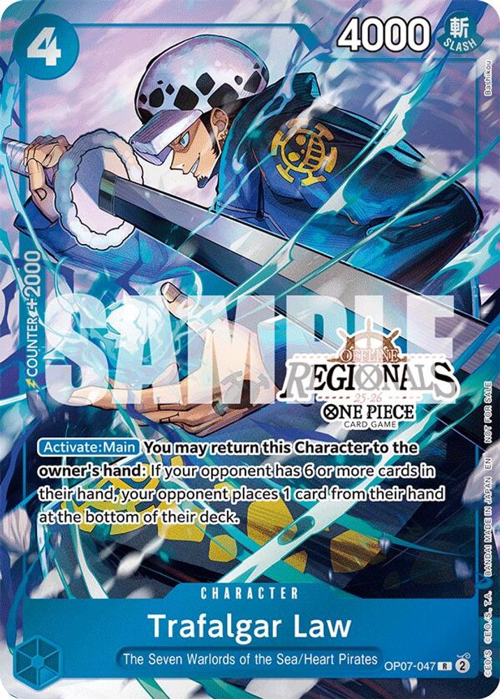 Trafalgar Law [Offline Participant] OP07-047 One Piece Card Game