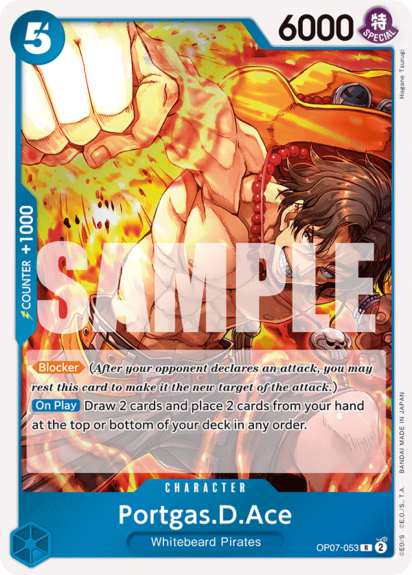 Portgas.D.Ace [3rd Anniversary Winner] OP07-053 One Piece Card Game