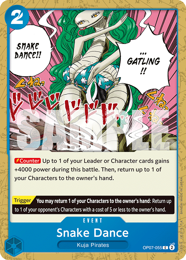 Snake Dance OP07-055 One Piece Card Game