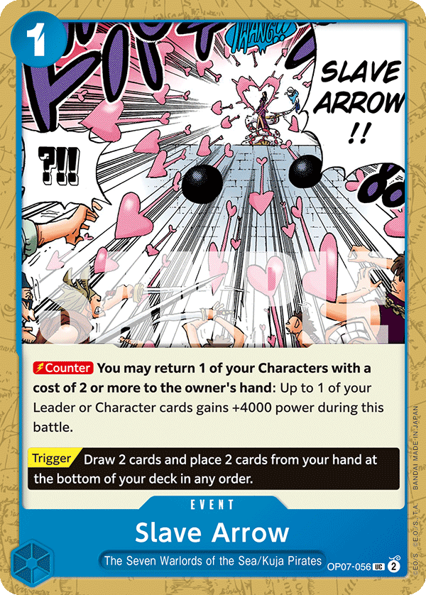 Slave Arrow [PRB-02] JP OP07-056 One Piece Card Game