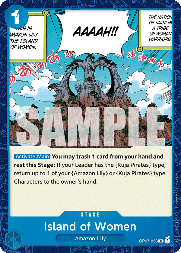 Island of Women OP07-058 One Piece Card Game