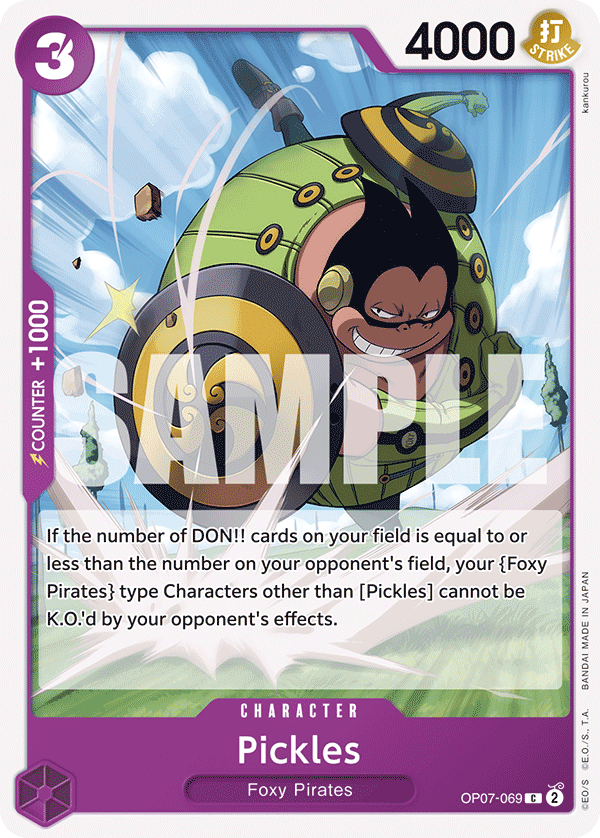 Pickles OP07-069 One Piece Card Game