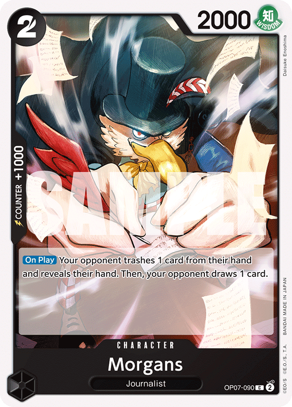 Morgans OP07-090 One Piece Card Game