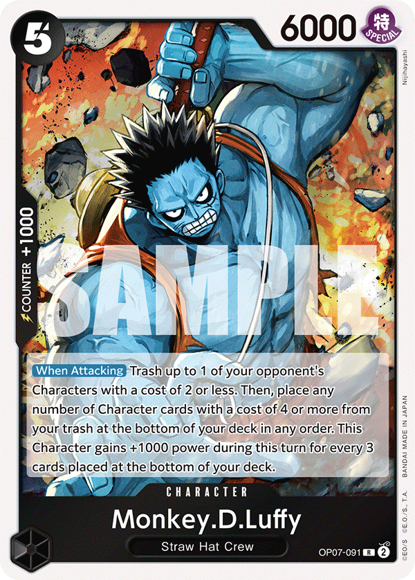 Monkey.D.Luffy OP07-091 One Piece Card Game
