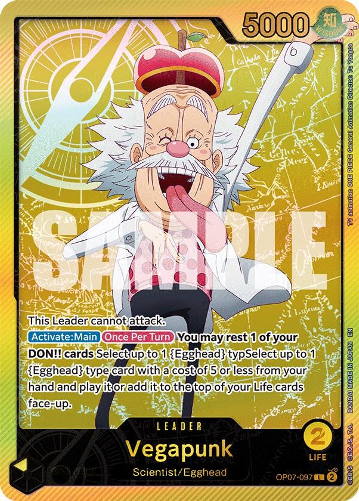 Vegapunk [Errata] OP07-097 One Piece Card Game
