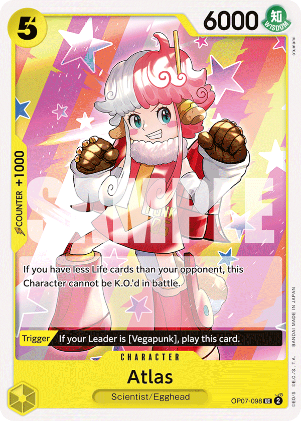 Atlas OP07-098 One Piece Card Game