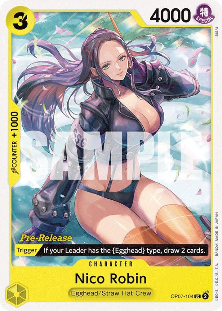 Nico Robin [Pre-Release] OP07-104 One Piece Card Game