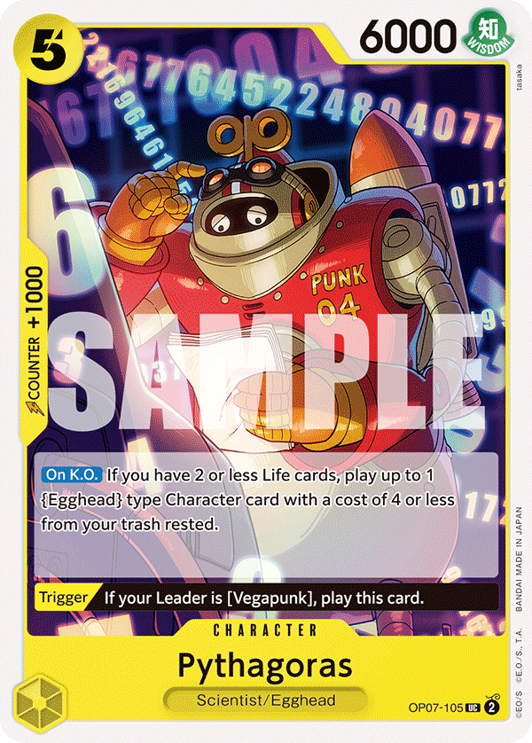 Pythagoras OP07-105 One Piece Card Game
