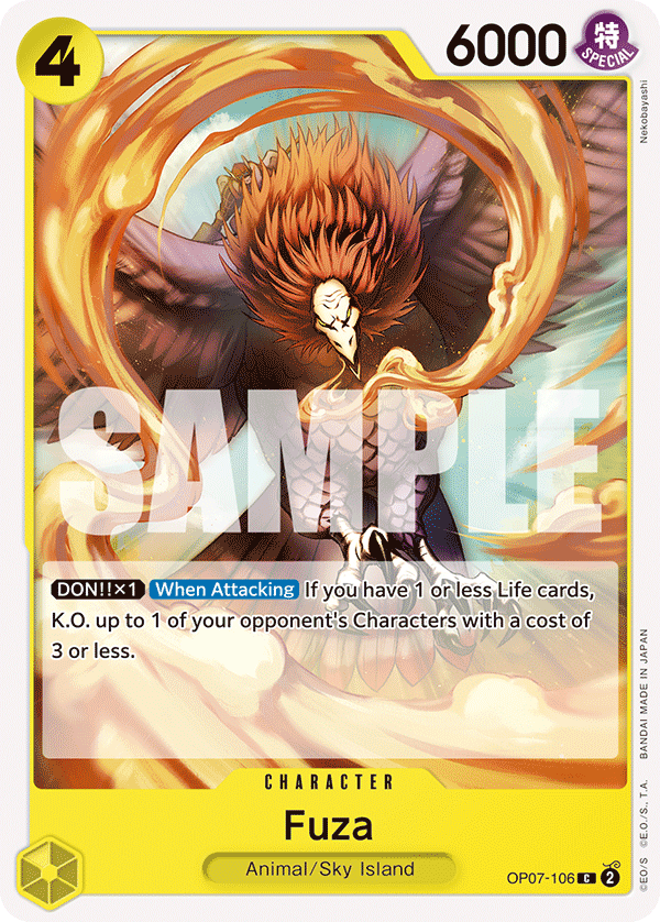Fuza OP07-106 One Piece Card Game