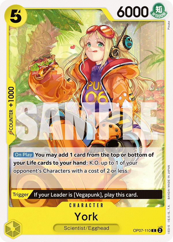 York OP07-110 One Piece Card Game
