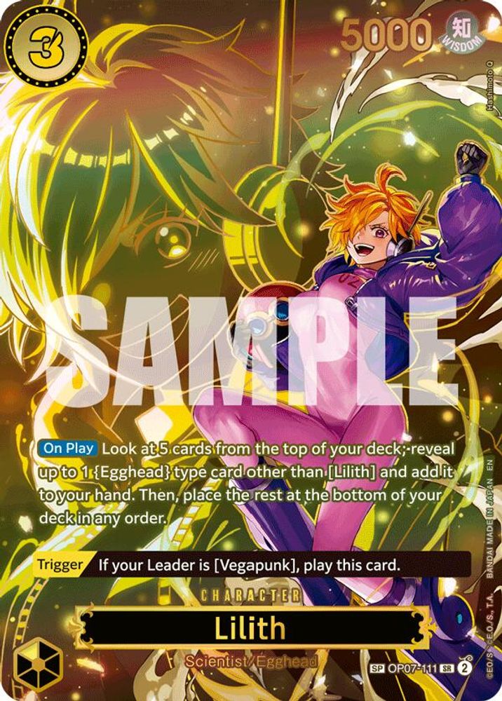 Lilith [SP] OP07-111 One Piece Card Game