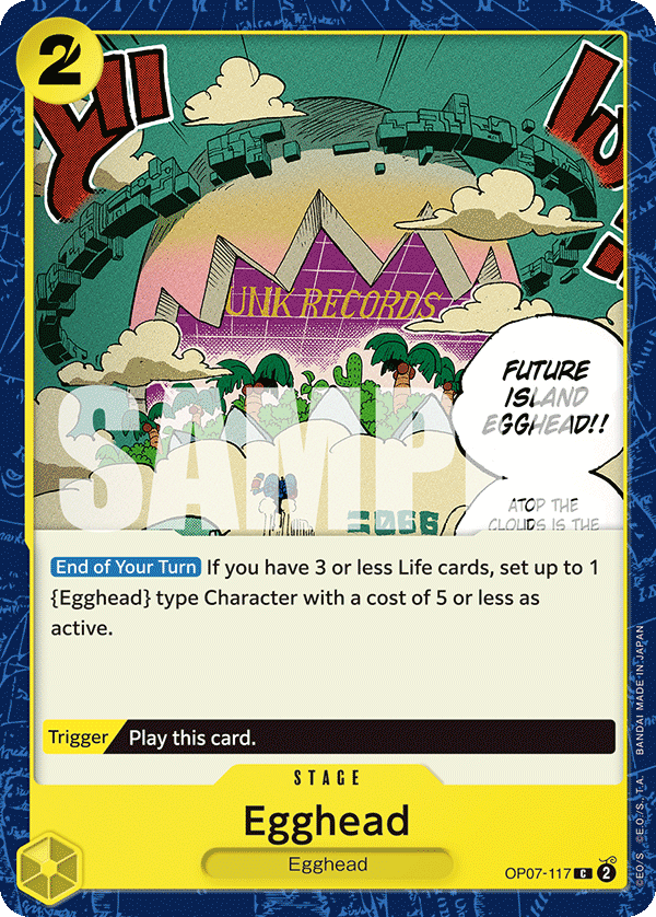 Egghead OP07-117 One Piece Card Game