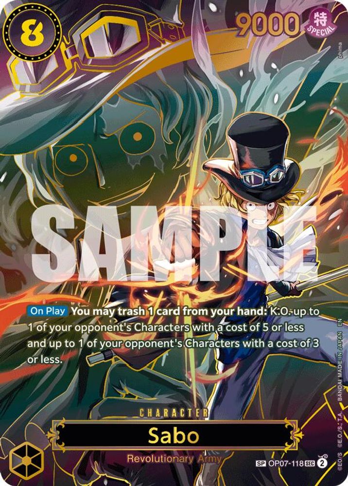 Sabo [SP] OP07-118 One Piece Card Game