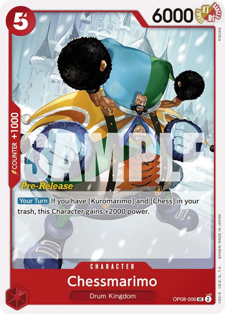 Chessmarimo [Pre-Release] OP08-006 One Piece Card Game