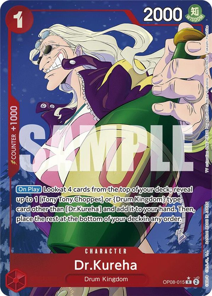 Dr.Kureha [Alternate Art] OP08-015 One Piece Card Game
