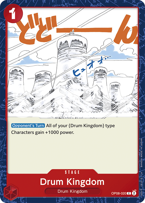 Drum Kingdom [Championship 2024 Winner] OP08-020 One Piece Card Game
