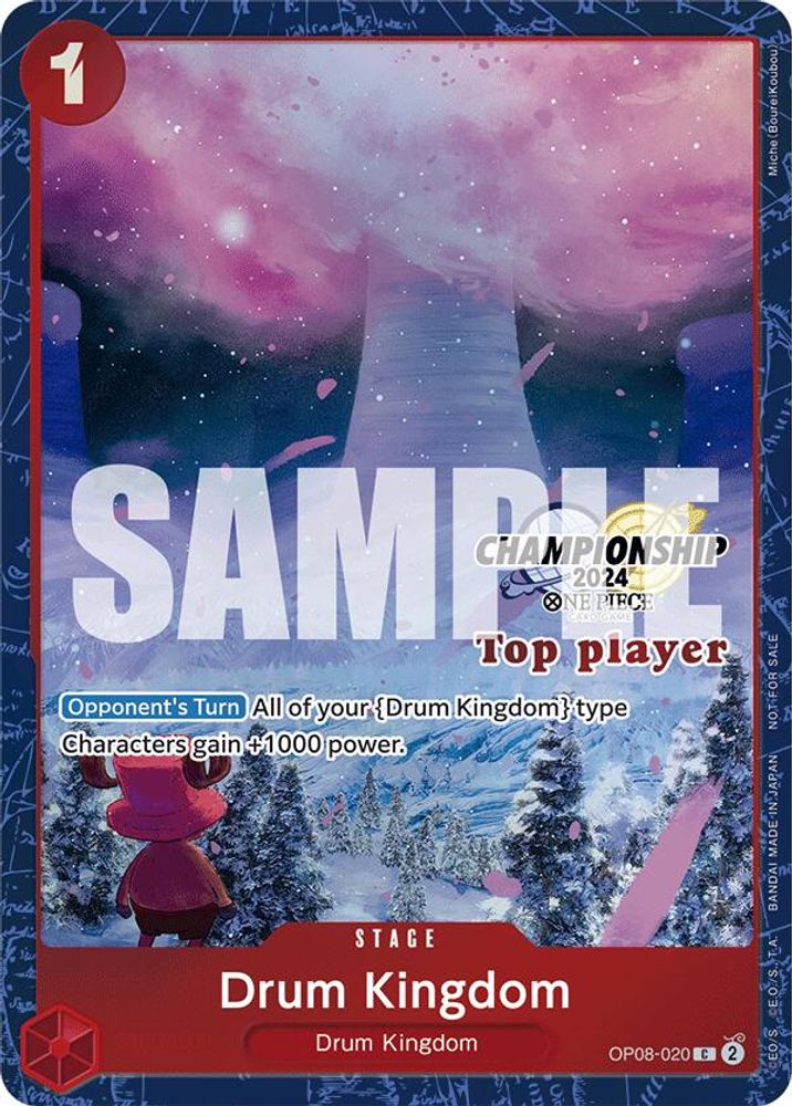 Drum Kingdom [Top Player] OP08-020 One Piece Card Game