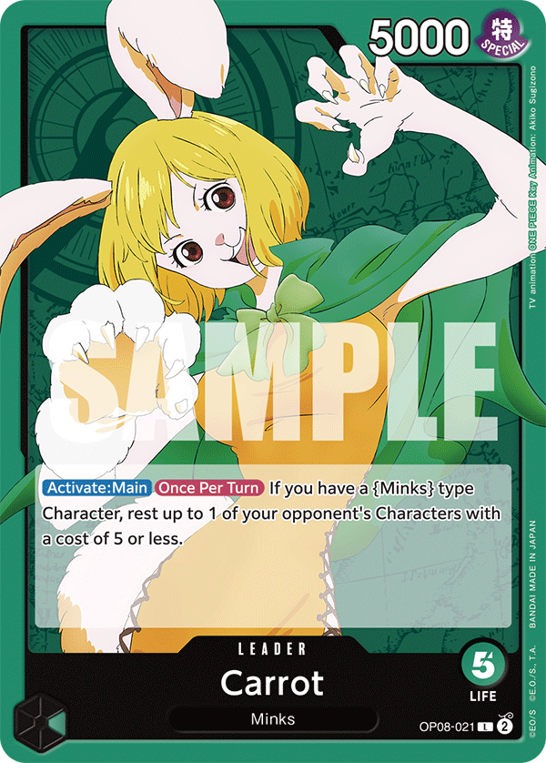 Carrot [SP] JP OP08-021 One Piece Card Game