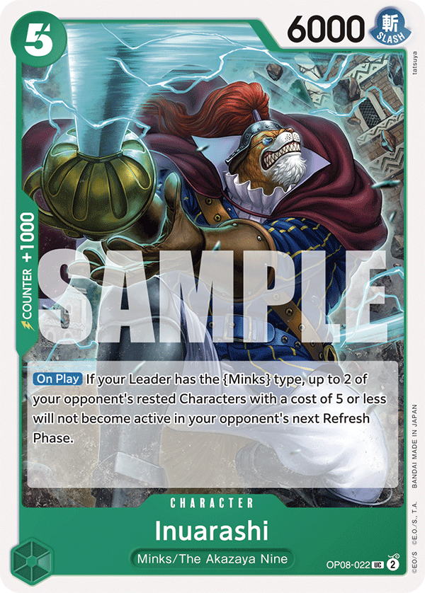 Inuarashi OP08-022 One Piece Card Game