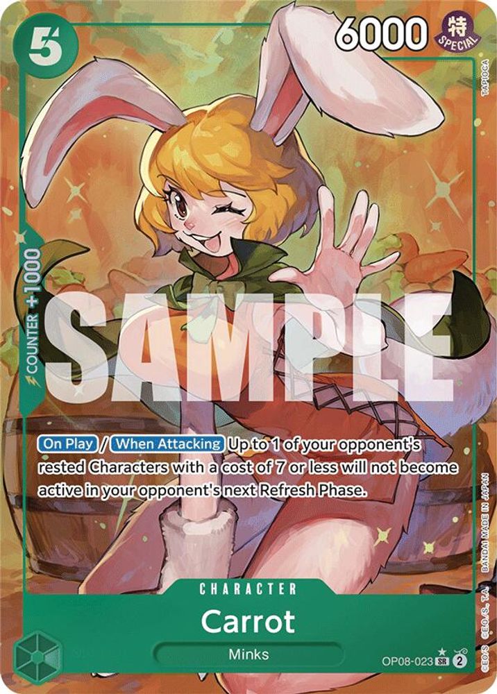 Carrot [Alternate Art] OP08-023 One Piece Card Game