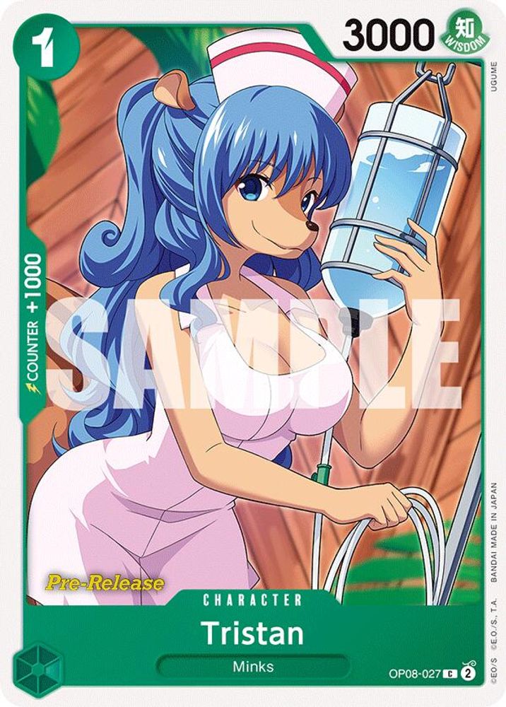 Tristan [Pre-Release] OP08-027 One Piece Card Game