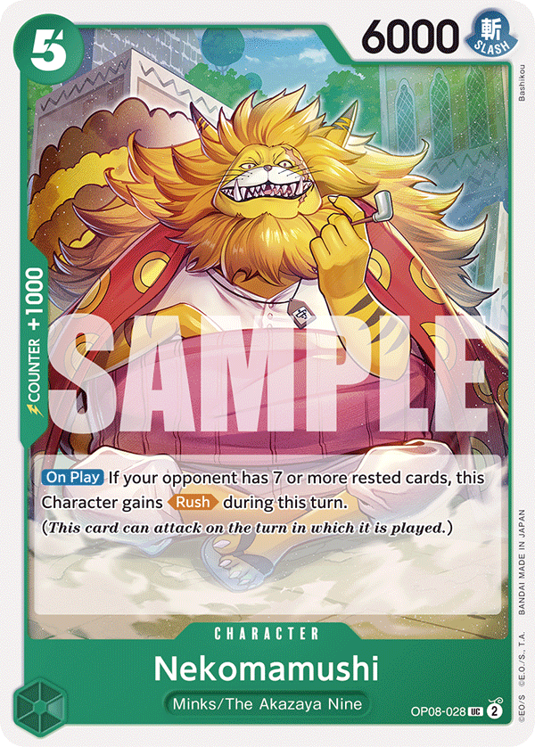 Nekomamushi OP08-028 One Piece Card Game