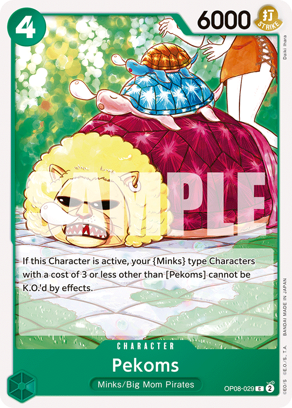 Pekoms OP08-029 One Piece Card Game